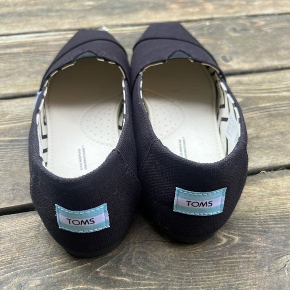 TOMs Espadrilles Classic Alpargata Size 8 Black NWOT or Box - Picture 7 of 9